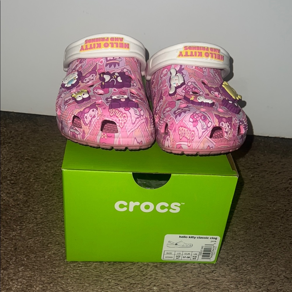 Crocs Hello Kitty Pink Clogs